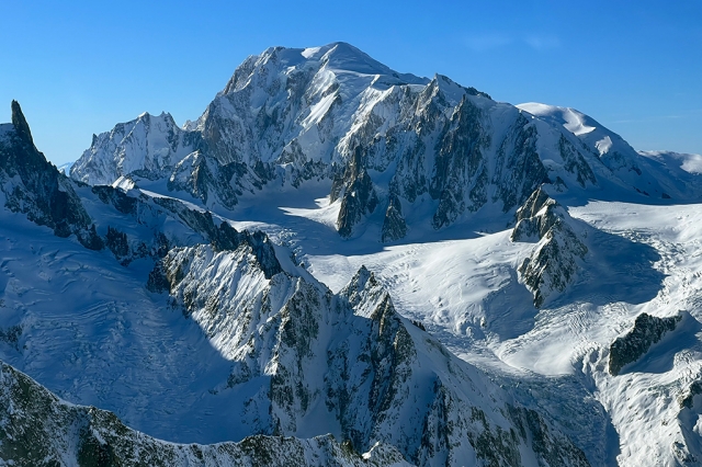 Vol panoramique 30 min. Massif du Mont-Blanc