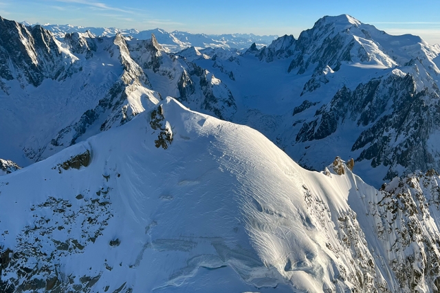 Vol panoramique 30 min. Massif du Mont-Blanc