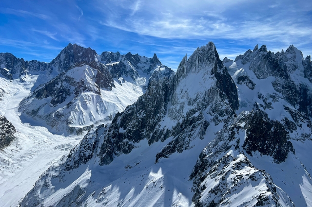 Vol panoramique 30 min. Massif du Mont-Blanc