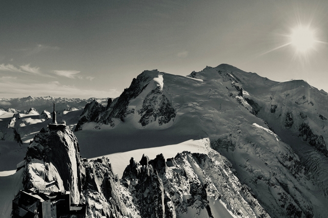 Panoramic flight 20 min. Mont-Blanc 