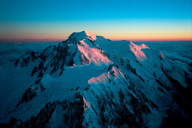 Panoramic flight 20 min. Mont-Blanc 