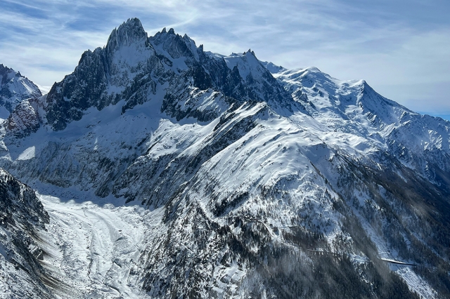 Vol panoramique 15 min. Grandes Jorasses