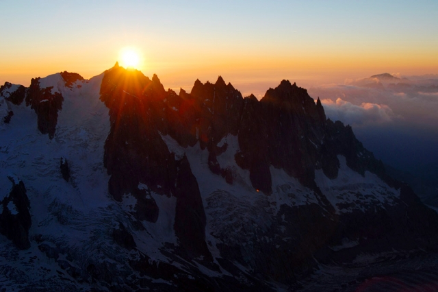 Vol panoramique 15 min. Grandes Jorasses